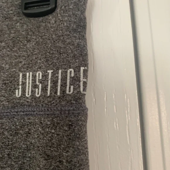 Girls Justice Leggings Gray Size 14/16 - Picture 4 of 6